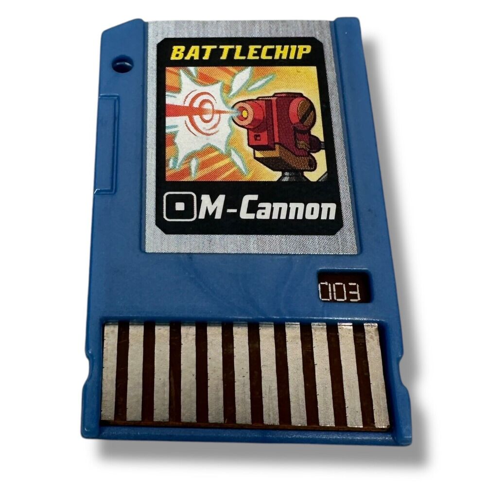 MegaMan Battle Chip M-Cannon 003‎ for Mega Man PET 2004 Takara
